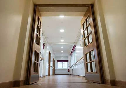 Interior of the Galway Hospice modular expansion
