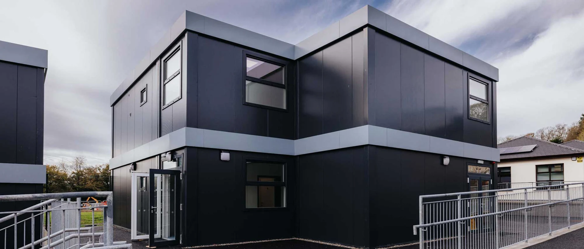 Modular school building at St Broganâ€™s Secondary School
