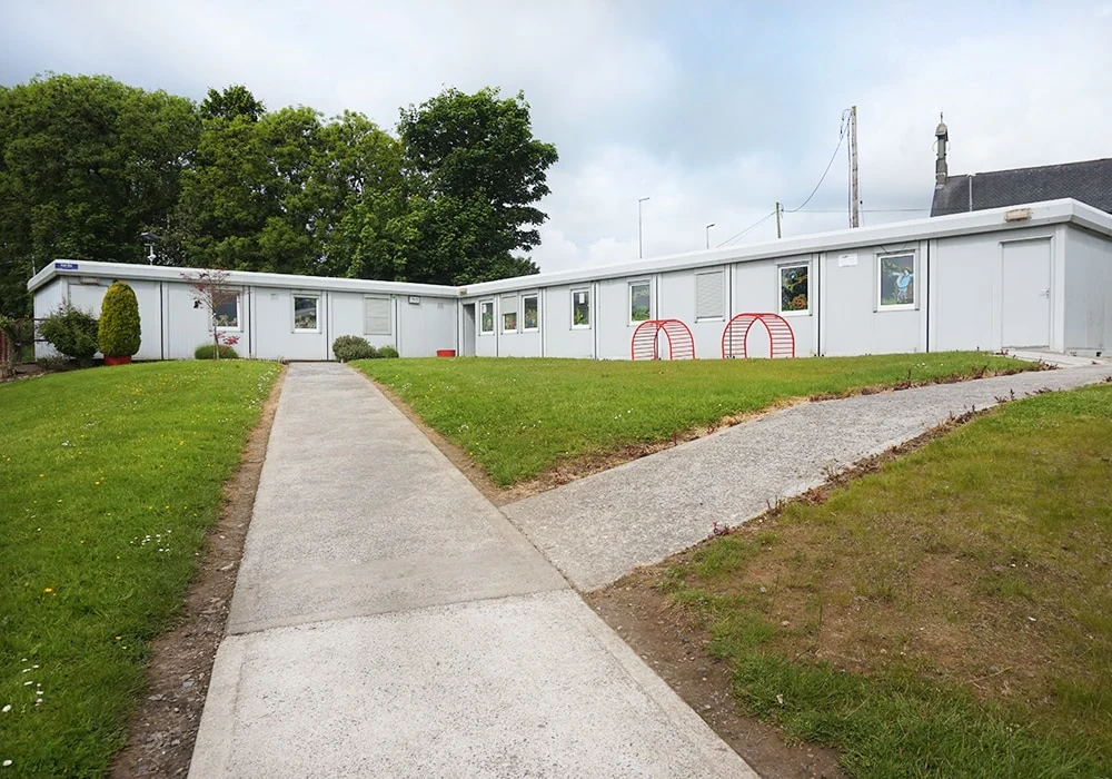 Modular classroom accommodation at Parteen National School
